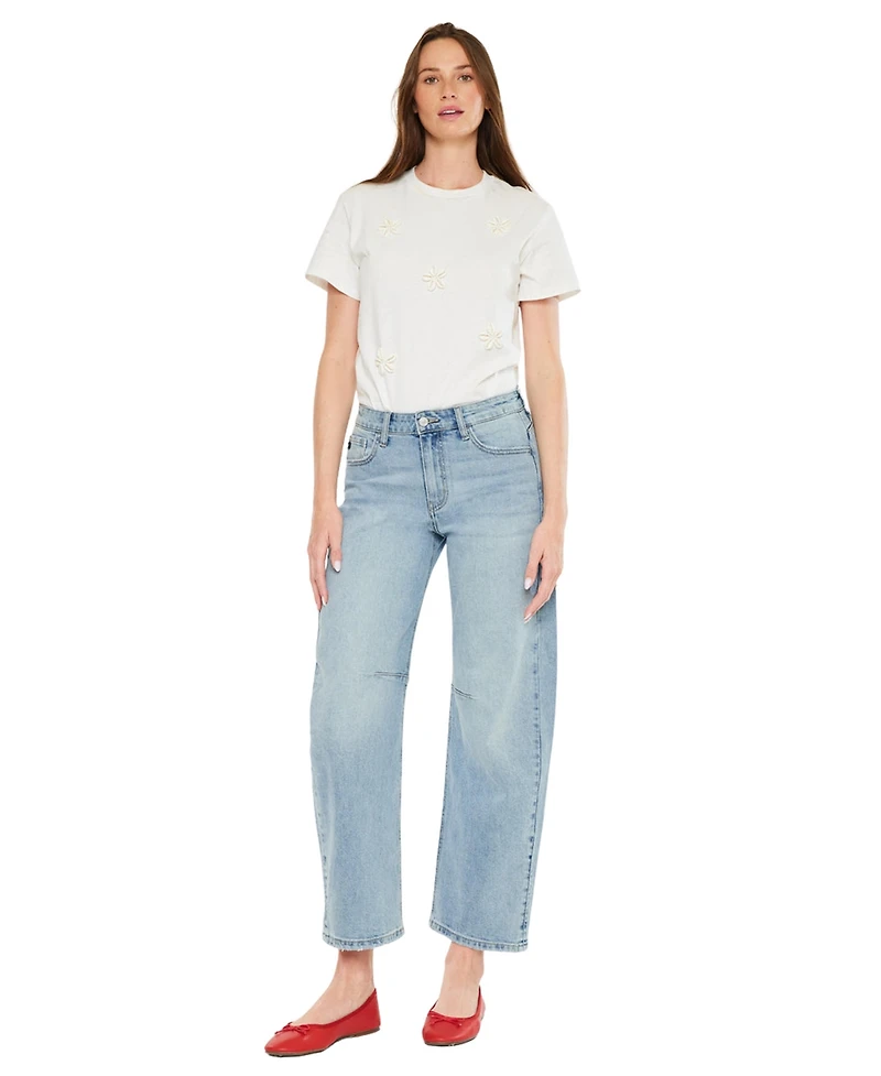 KanCan Women's Isla High Rise Horseshoe Jeans