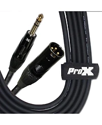 ProX Xc-SXM10 10' XLR3-m to 1/4" Trs-m Balanced High Performance Audio Cable