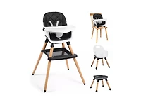 Kinder King Baby 7-in-1 Convertible High Chair with Removable Tray and 5-Point Harness