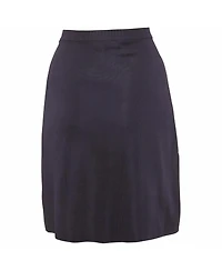 Pre-Owned Salvatore Ferragamo Women's Stretch Knit Pleated Mini Skirt