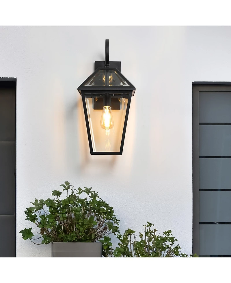 Midola 21inch H Outdoor Wall Lantern Light