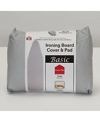 Household Essentials Replacement Ironing Board Cover and Pad for Standard Ironing Boards, Silicone Coated