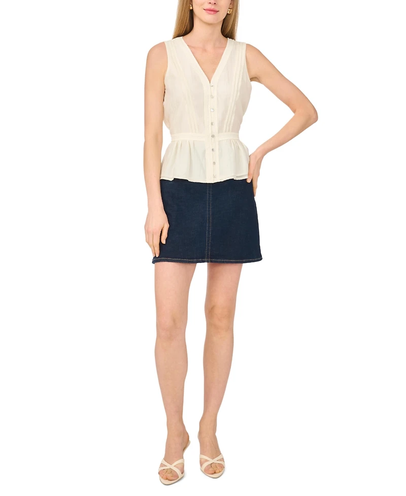 Vince Camuto Women's Sleeveless V-Neck Top