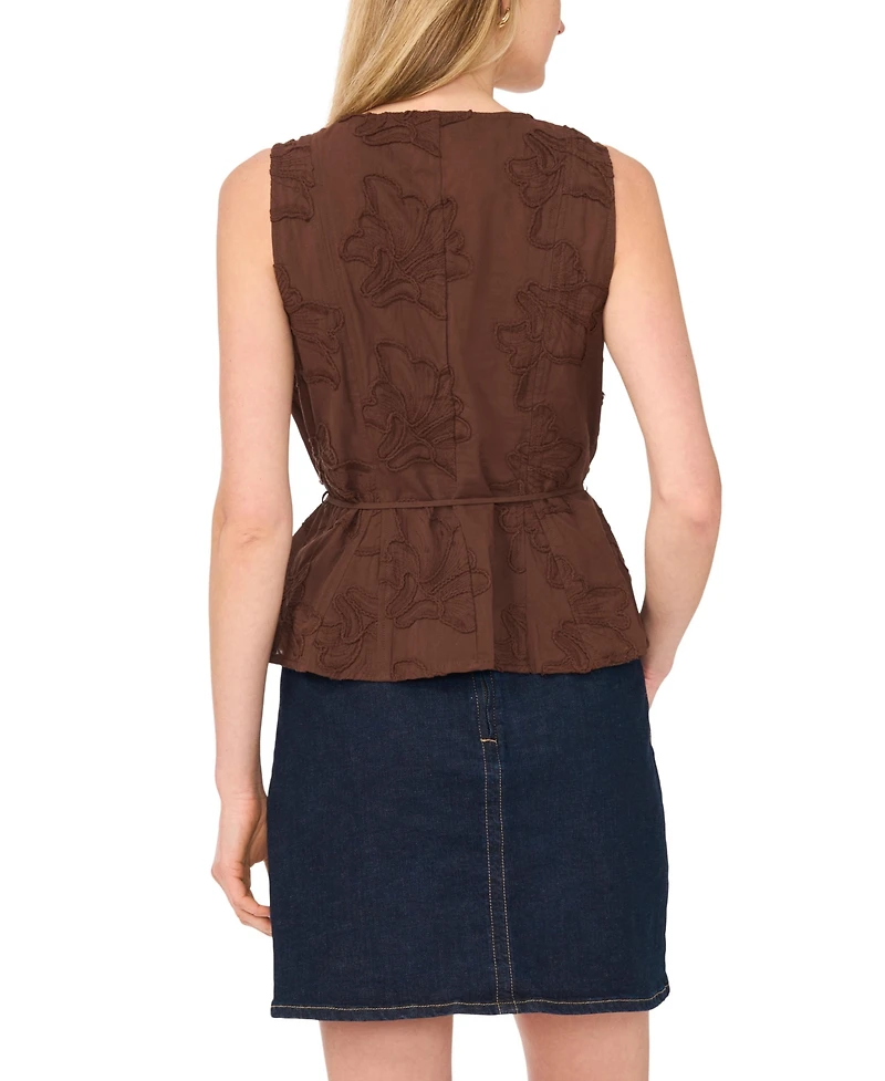 Vince Camuto Women's Cotton V-Neck Tank Top