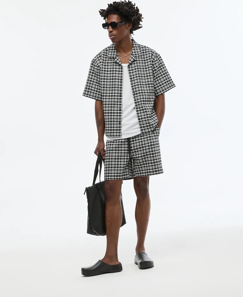 Mode of One Men's Camp Collar Short-Sleeve Relaxed-Fit Shirt, Macy's Exclusive