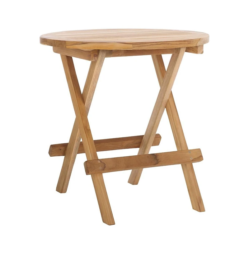 Safavieh Rory Teak Folding Round Outdoor Table