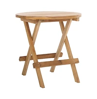 Safavieh Rory Teak Folding Round Outdoor Table