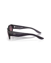 Costa Del Mar Unisex Polarized Rectangle Sunglasses, Clemente 6S9125