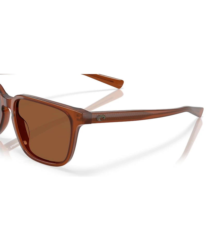 Costa Del Mar Men's Polarized Square Sunglasses, Kailano 6S2013