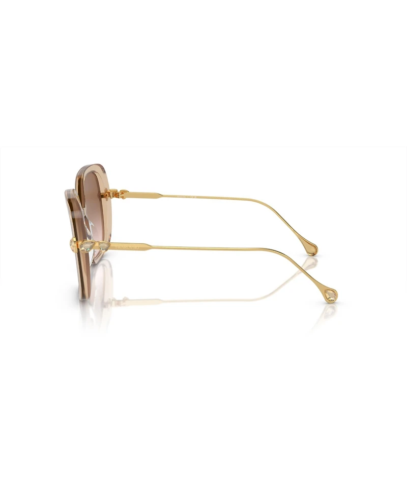 Swarovski Women's Rectangle Sunglasses, SK6011