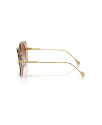 Swarovski Women's Rectangle Sunglasses, SK6011