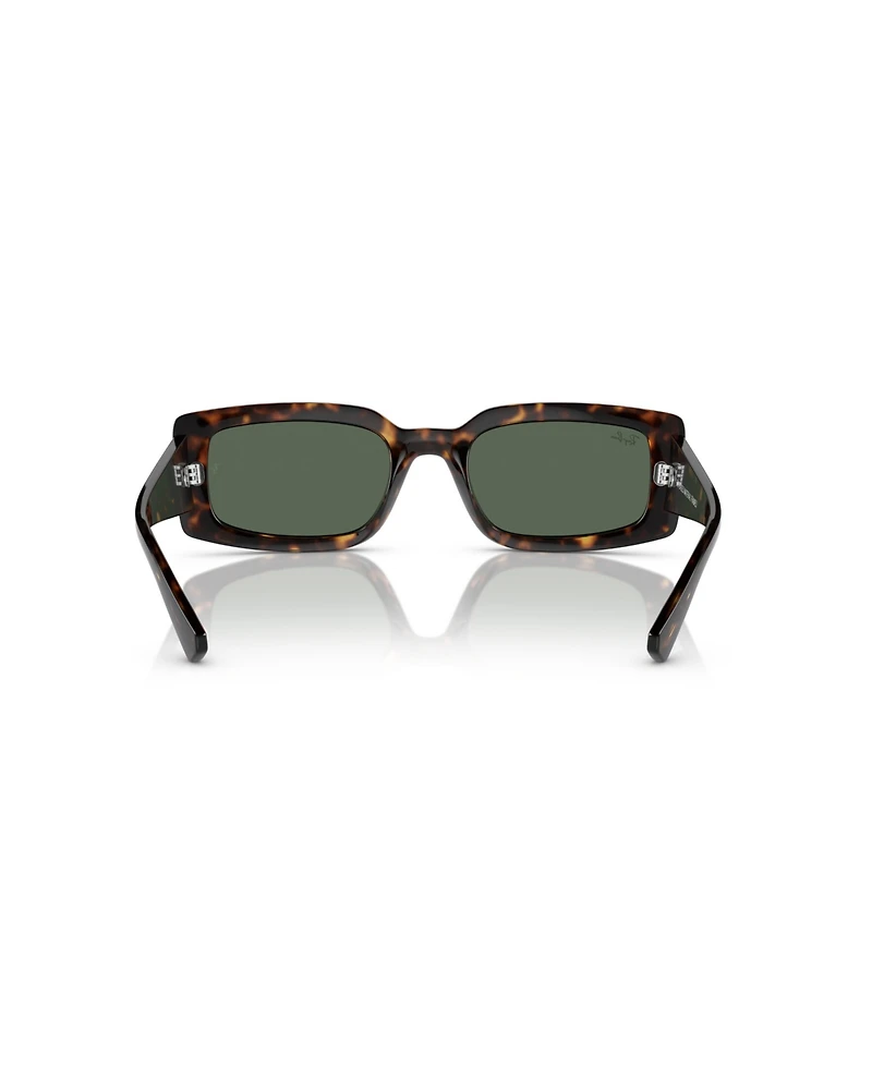 Ray-Ban Unisex Rectangle Sunglasses, Kiliane Bio-Based RB4395