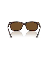 Ray-Ban Unisex Polarized Rectangle Sunglasses, Balorette RB2389F