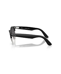 Ray-Ban Unisex Polarized Clubmaster Way Square Sunglasses,RB2341