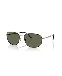 Ray-Ban Unisex Polarized Rectangle Sunglasses, RB3754