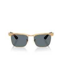 Ray-Ban Unisex Polarized Wayfarer Deluxe Square Sunglasses, RB3875