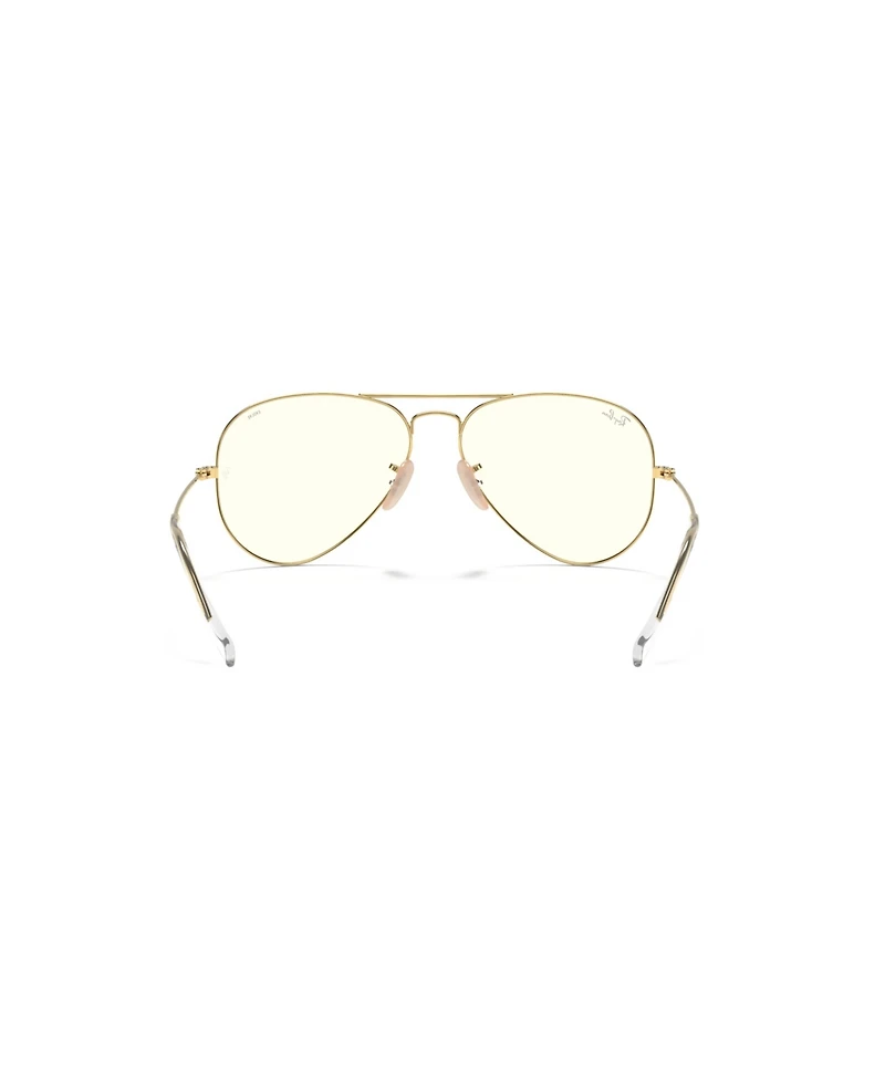 Ray-Ban Unisex Aviator Clear Evolve Photochromic Pilot Sunglasses, RB3025