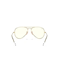 Ray-Ban Unisex Aviator Clear Evolve Photochromic Pilot Sunglasses, RB3025