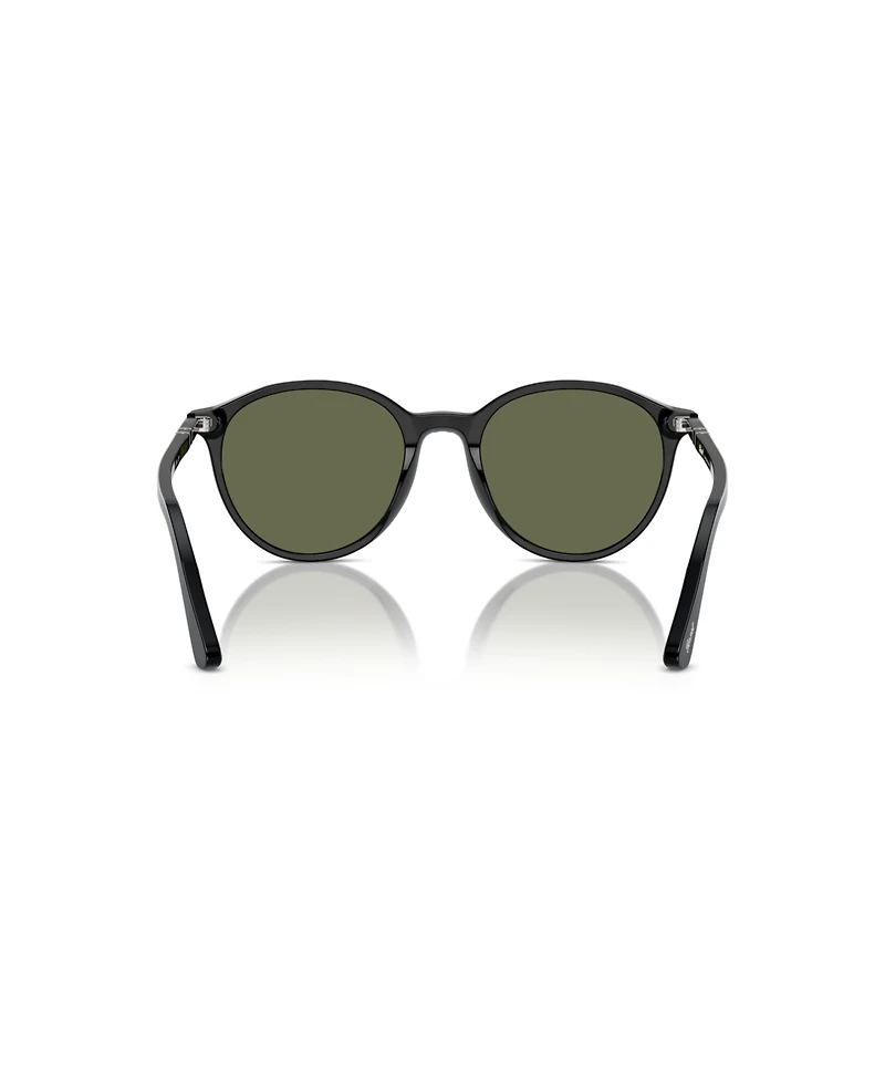Persol Unisex Polarized Round Sunglasses, PO3350S