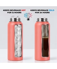 Hydration Nation Thermo Stainless Steel Vacuum Insulated Water Bottle
