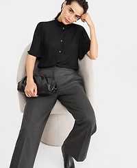 Emme Marella Emmseggio Petal-Sleeve Shirt