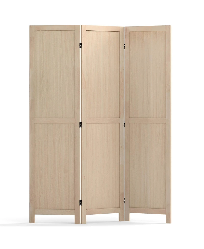sumyeg 3-Panel Folding Room Divider for Home Office Bedroom or Restaurant Use
