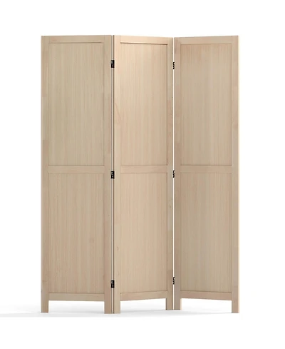 sumyeg 3-Panel Folding Room Divider for Home Office Bedroom or Restaurant Use