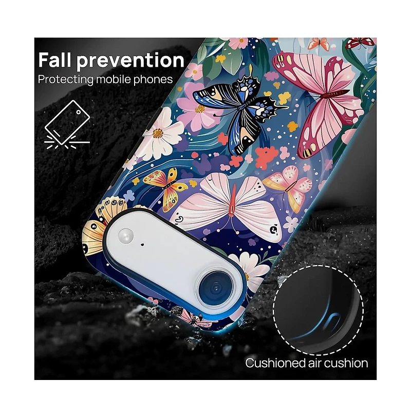 Gonez Case for iPhone Air, 2-in-1 Dual-Layer Shockproof Protection