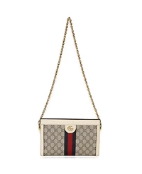 Pre-Owned Gucci Cream Gg Supreme Web Ophidia Gg Small Shoulder Bag
