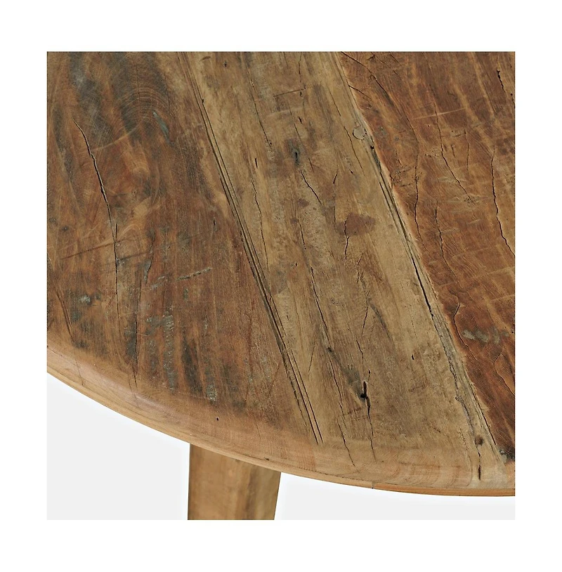 Jofran Solid Wood 42" Square Counter Height Dining Table, Distressed Wood