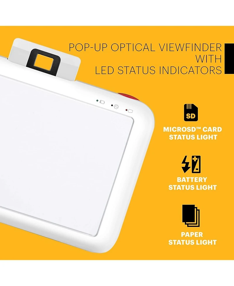Kodak Step Digital Instant Camera Starter Bundle with Photo Paper, Case, Photo Album, Markers and More