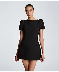 Kenneth Cole Women's Puff-Sleeve Mini Sheath Dress
