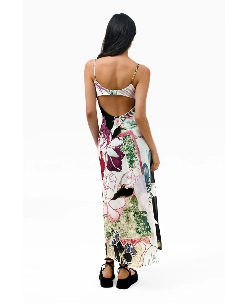 Desigual Women's Printed strappy dress