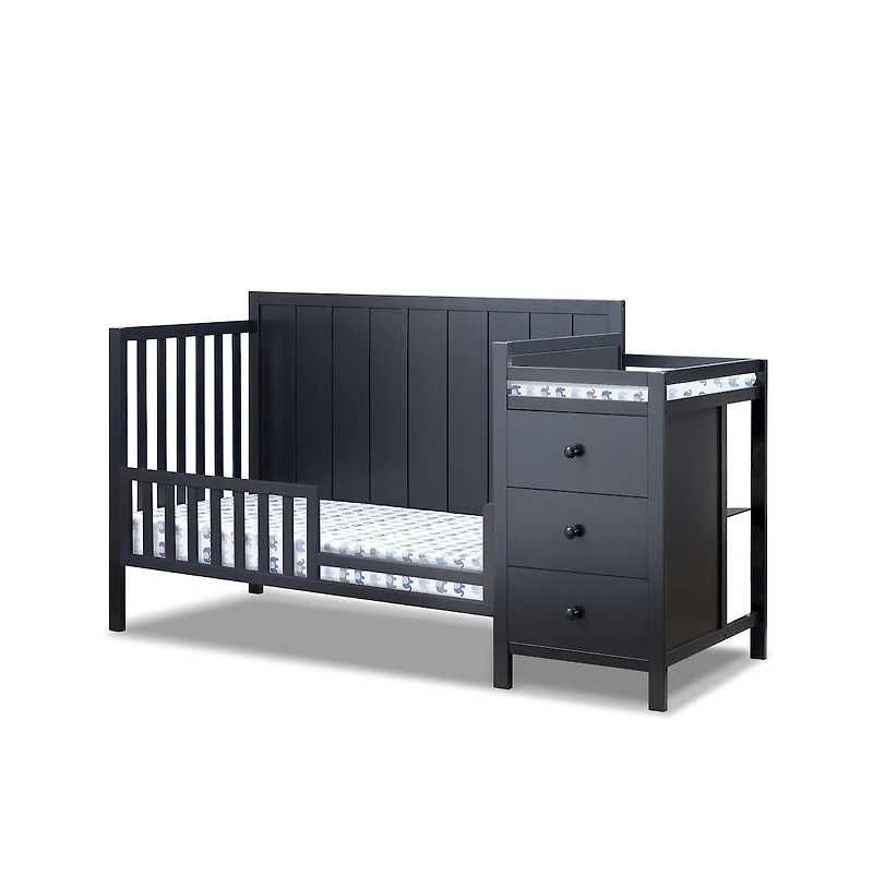 Sorelle Essex Convertible Crib and Changer Combo for Nursery