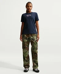 Nike Women's Blue England National Team Wordmark T-Shirt