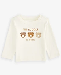 First Impressions Baby Boys' 3M-24M Mix & Match Long-Sleeve The Cuddle Is Real Bear T-Shirt, Macy's Exclusive