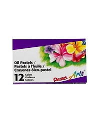 Pentel Oil Pastels Box Set with 12 Count Sets Pack of 12