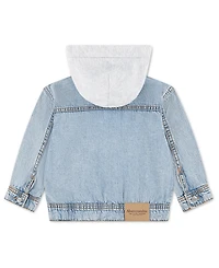 abercrombie kids Toddler Boys' 2T-5T Hooded Denim Jacket