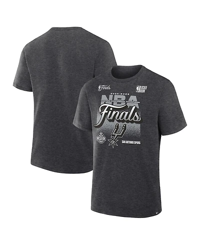 Fanatics Men's Charcoal San Antonio Spurs 2026 Western Conference Champions Locker Room T-Shirt