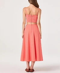 Astr the Label Women's Myria A-Line Maxi Skirt