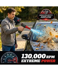 Bullseye Air Blaster Portable 130,000 Rpm 4000mAh Compressed Air Rechargeable Electric Duster