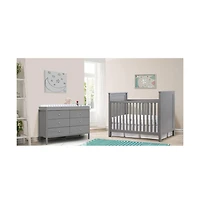 Sorelle Farmhouse Classic Pine Crib, Weathered