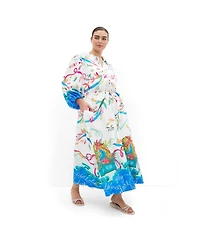 City Chic Women's Plus Tahlia Spirit Print Maxi Dress