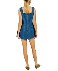 Line & Dot Women's Monah Square Neck Mini Dress