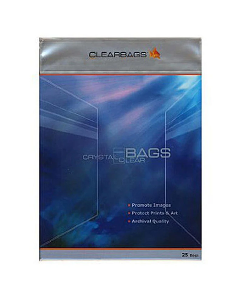 ClearBags 24.43x30.25" Crystal Clear Protective Storage Bags with Flap, 25-Pack