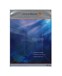 ClearBags 24.43x30.25" Crystal Clear Protective Storage Bags with Flap, 25-Pack