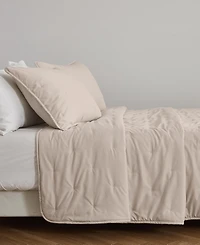 Linery Co. Detailed Dot Stitch Quilt Set With Shams