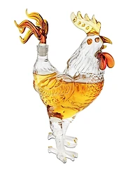 The Wine Savant Rooster 17 oz. Whiskey Decanter