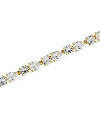 Macy's Pear Cubic Zirconia Link Bracelet