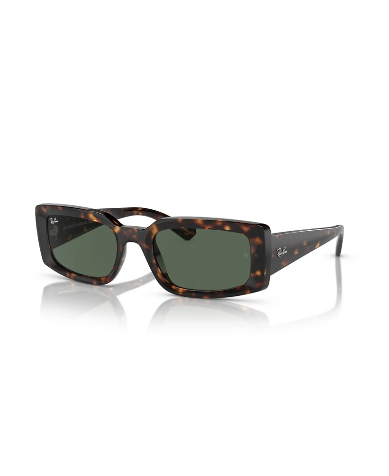 Ray-Ban Unisex Rectangle Sunglasses, Kiliane Bio-Based RB4395